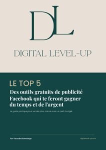 Couverture du guide : Le top 5 des outils gratuits de publicité Facebook